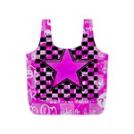 Pink Star Full Print Recycle Bag (S)