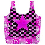 Pink Star Full Print Recycle Bag (XL)