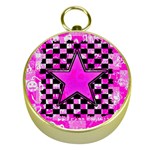 Pink Star Gold Compass