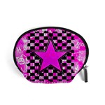 Pink Star Accessory Pouch (Small)