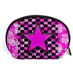 Pink Star Accessory Pouch (Large)