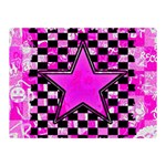 Pink Star Double Sided Flano Blanket (Mini)