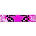 Pink Star Small Flano Scarf