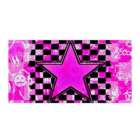 Pink Star Satin Wrap from ArtsNow.com Front