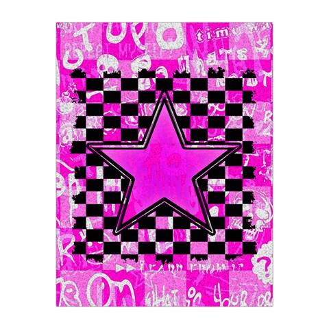 Pink Star Medium Tapestry from ArtsNow.com Front