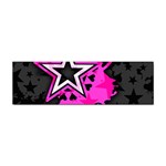 Pink Star Design Sticker (Bumper)