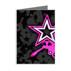 Pink Star Design Mini Greeting Cards (Pkg of 8) from ArtsNow.com Right