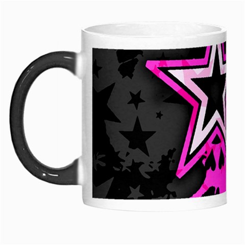 Pink Star Design Morph Mug from ArtsNow.com Left