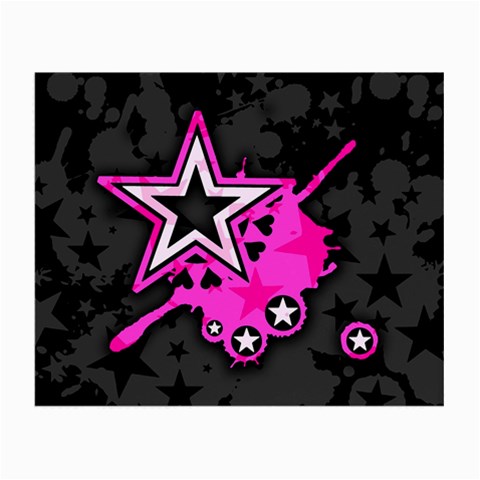 Pink Star Design Small Glasses Cloth from ArtsNow.com Front
