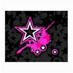 Pink Star Design Small Glasses Cloth