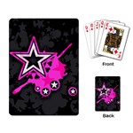 Pink Star Design Playing Cards Single Design (Rectangle)