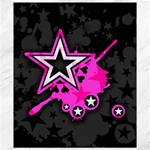 Pink Star Design Canvas 8  x 10 