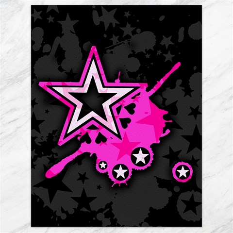 Pink Star Design Canvas 18  x 24  from ArtsNow.com 17.8 x23.08  Canvas - 1