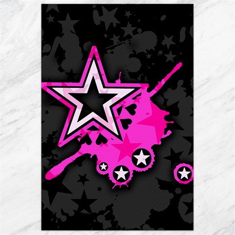 Pink Star Design Canvas 24  x 36  from ArtsNow.com 23.35 x34.74  Canvas - 1