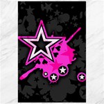 Pink Star Design Canvas 24  x 36 