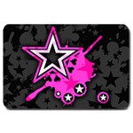 Pink Star Design Large Doormat