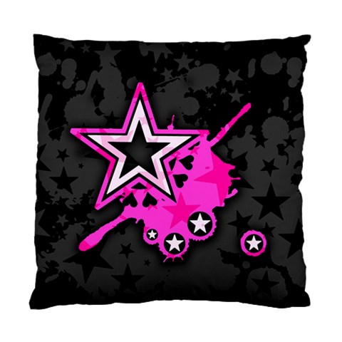 Pink Star Design Standard Cushion Case (One Side) from ArtsNow.com Front
