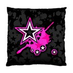Pink Star Design Standard Cushion Case (One Side)
