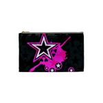 Pink Star Design Cosmetic Bag (Small)