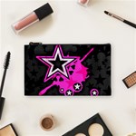 Pink Star Design Cosmetic Bag (Small)