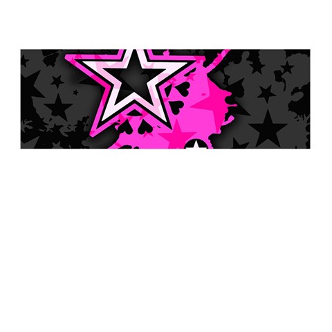 Pink Star Design Memory Card Reader (Stick) from ArtsNow.com Front