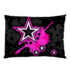 Pink Star Design Pillow Case (Two Sides) from ArtsNow.com Front