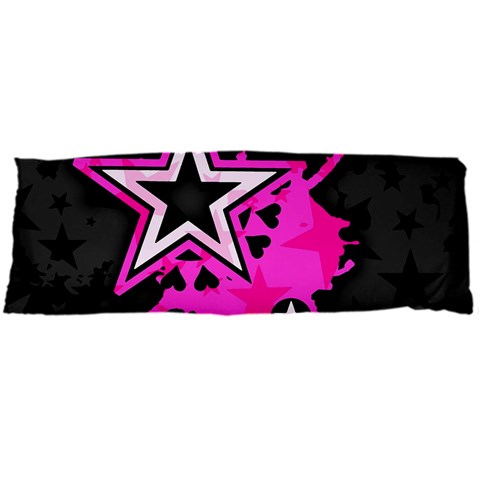 Pink Star Design Body Pillow Case Dakimakura (Two Sides) from ArtsNow.com Front