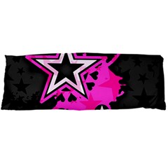 Pink Star Design Body Pillow Case Dakimakura (Two Sides) from ArtsNow.com Front