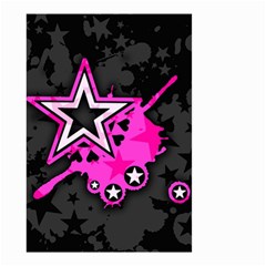 Pink Star Design Small Garden Flag (Two Sides) from ArtsNow.com Front