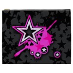 Pink Star Design Cosmetic Bag (XXXL)