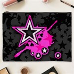 Pink Star Design Cosmetic Bag (XXXL)