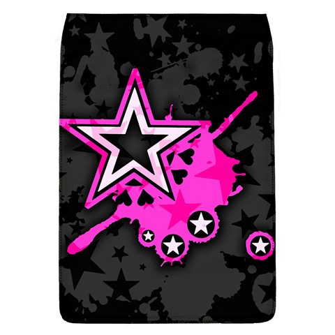 Pink Star Design Removable Flap Cover (L) from ArtsNow.com Front