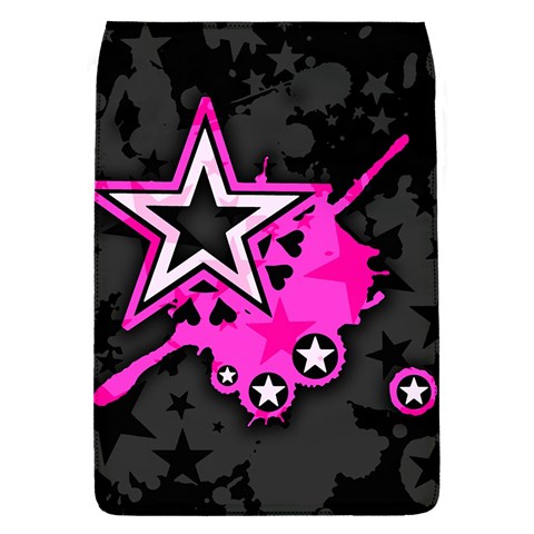 Pink Star Design Removable Flap Cover (S) from ArtsNow.com Front