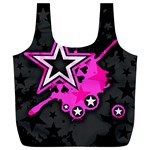 Pink Star Design Full Print Recycle Bag (XL)