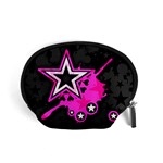 Pink Star Design Accessory Pouch (Small)