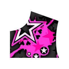 Pink Star Design Women s Button Up Vest from ArtsNow.com Top Left