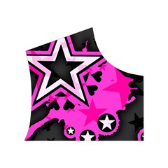 Pink Star Design Women s Button Up Vest from ArtsNow.com Top Right