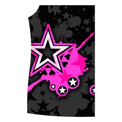 Pink Star Design Women s Button Up Vest from ArtsNow.com Front Right