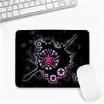 Pink Star Explosion Small Mousepad