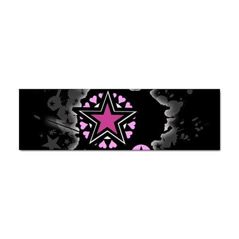 Pink Star Explosion Sticker Bumper (10 pack) from ArtsNow.com Front