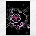 Pink Star Explosion Canvas 12  x 18 