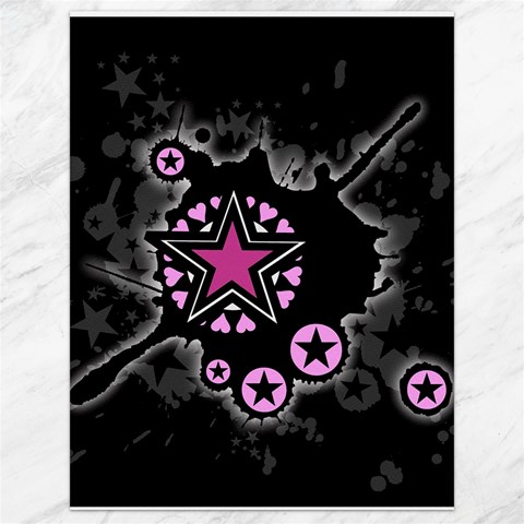 Pink Star Explosion Canvas 18  x 24  from ArtsNow.com 17.8 x23.08  Canvas - 1