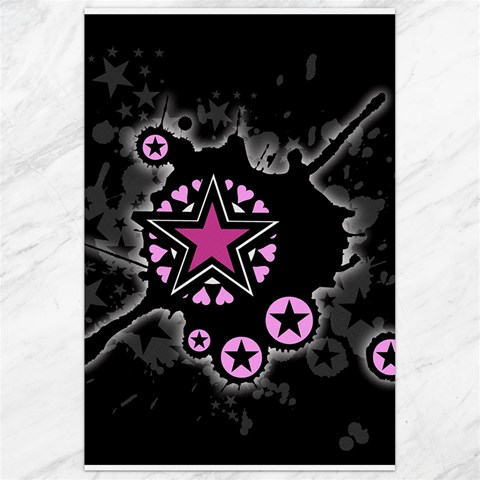 Pink Star Explosion Canvas 24  x 36  from ArtsNow.com 23.35 x34.74  Canvas - 1
