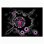 Pink Star Explosion Large Glasses Cloth (2 Sides)