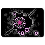 Pink Star Explosion Large Doormat