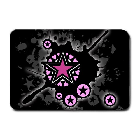 Pink Star Explosion Plate Mat from ArtsNow.com 18 x12  Plate Mat