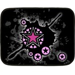 Pink Star Explosion Fleece Blanket (Mini)