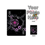 Pink Star Explosion Playing Cards 54 Designs (Mini)