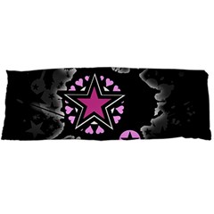 Pink Star Explosion Body Pillow Case Dakimakura (Two Sides) from ArtsNow.com Back