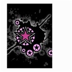 Pink Star Explosion Large Garden Flag (Two Sides)